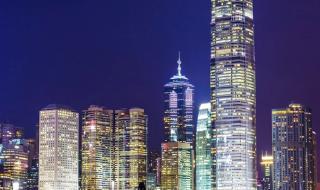 维多利亚港夜景 维多利亚港夜景